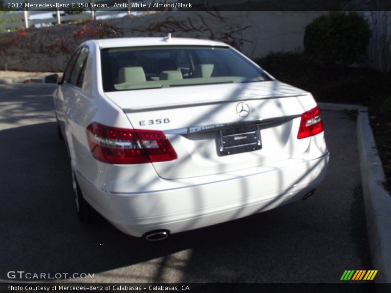 Arctic White / Almond/Black 2012 Mercedes-Benz E 350 Sedan