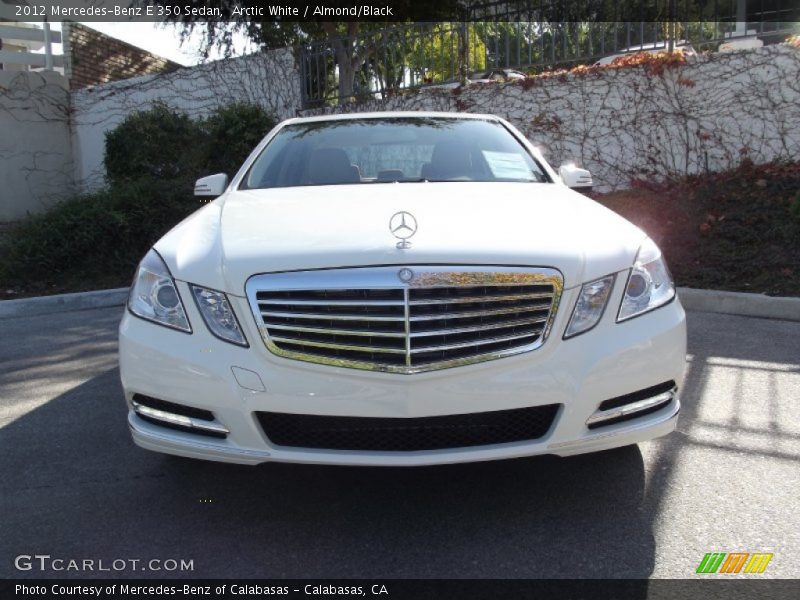 Arctic White / Almond/Black 2012 Mercedes-Benz E 350 Sedan