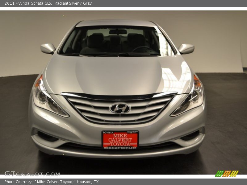 Radiant Silver / Gray 2011 Hyundai Sonata GLS