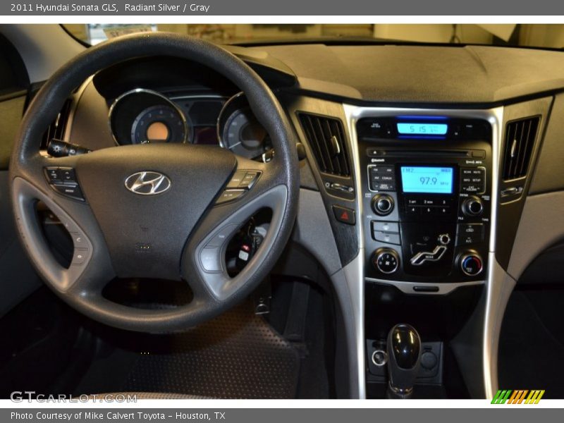 Radiant Silver / Gray 2011 Hyundai Sonata GLS