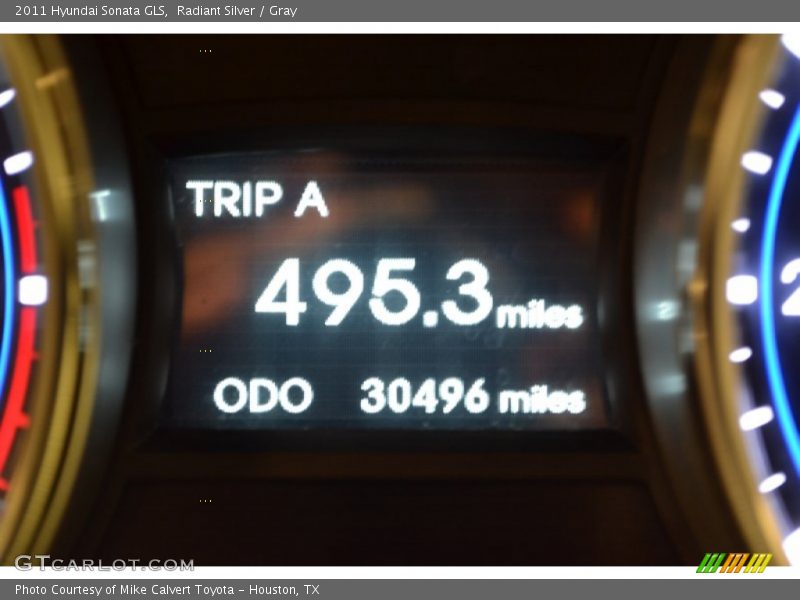 Radiant Silver / Gray 2011 Hyundai Sonata GLS