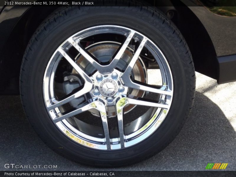 Black / Black 2012 Mercedes-Benz ML 350 4Matic
