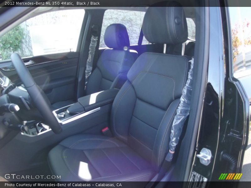 Black / Black 2012 Mercedes-Benz ML 350 4Matic