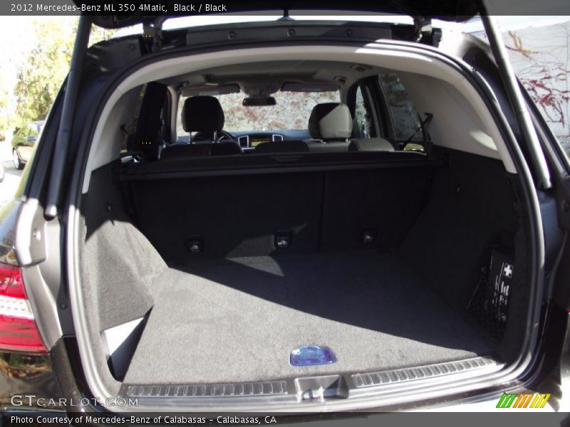 Black / Black 2012 Mercedes-Benz ML 350 4Matic