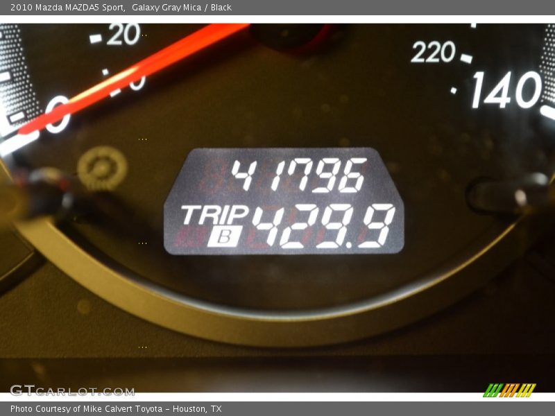 Galaxy Gray Mica / Black 2010 Mazda MAZDA5 Sport