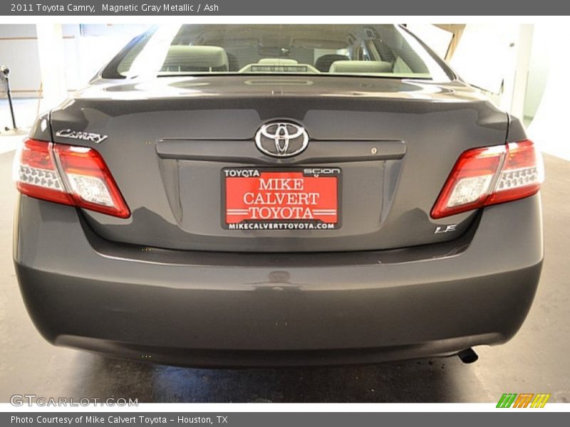 Magnetic Gray Metallic / Ash 2011 Toyota Camry
