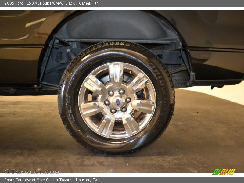 Black / Camel/Tan 2009 Ford F150 XLT SuperCrew