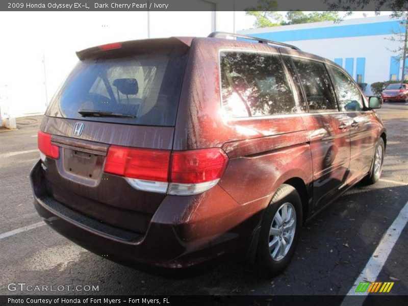 Dark Cherry Pearl / Ivory 2009 Honda Odyssey EX-L