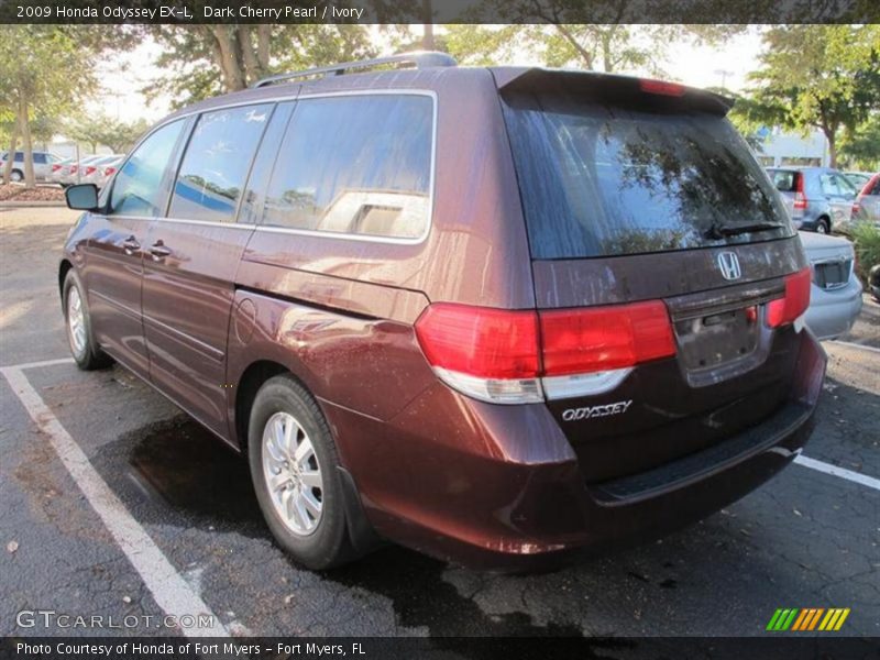 Dark Cherry Pearl / Ivory 2009 Honda Odyssey EX-L