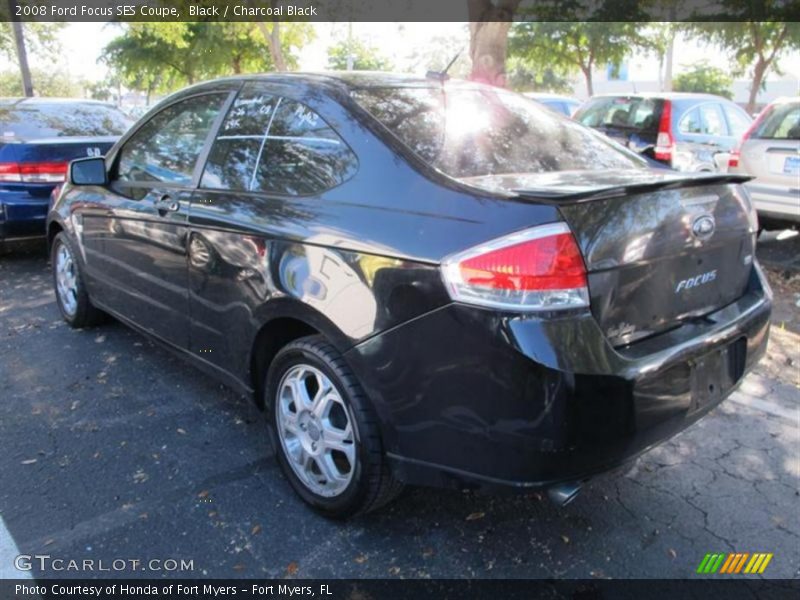 Black / Charcoal Black 2008 Ford Focus SES Coupe