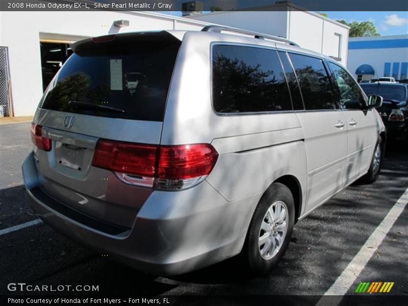 Silver Pearl Metallic / Gray 2008 Honda Odyssey EX-L