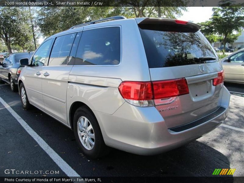 Silver Pearl Metallic / Gray 2008 Honda Odyssey EX-L