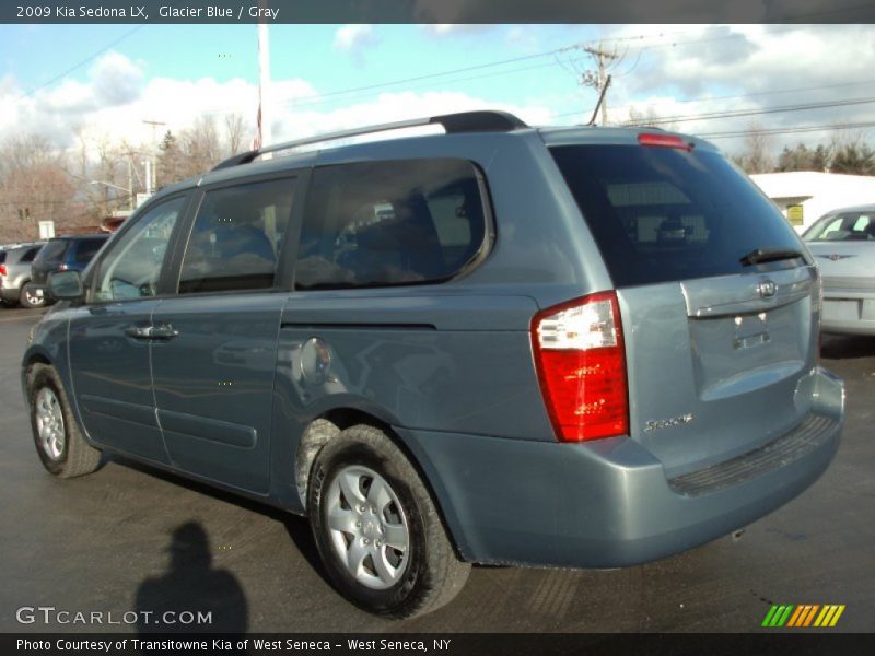 Glacier Blue / Gray 2009 Kia Sedona LX