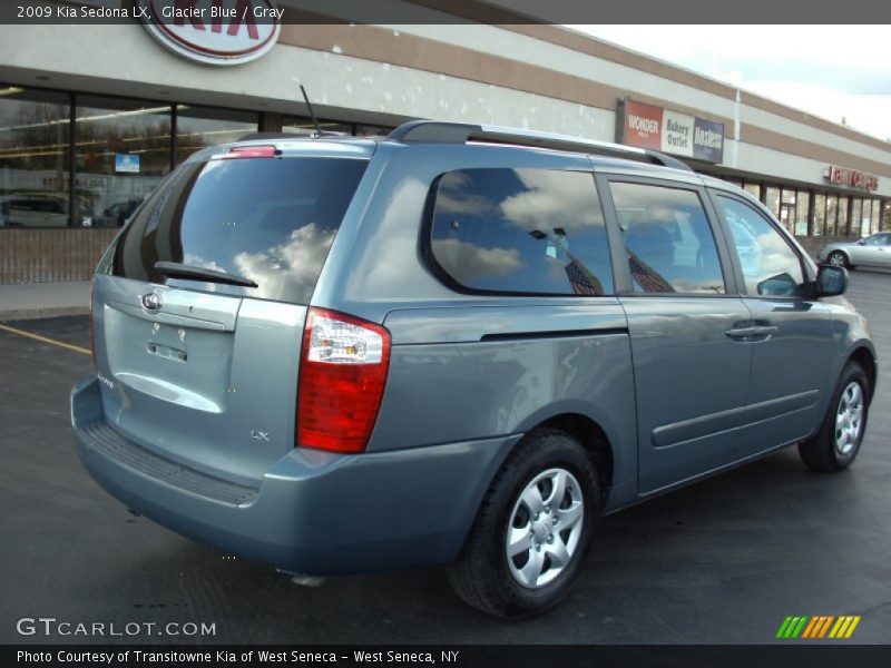 Glacier Blue / Gray 2009 Kia Sedona LX