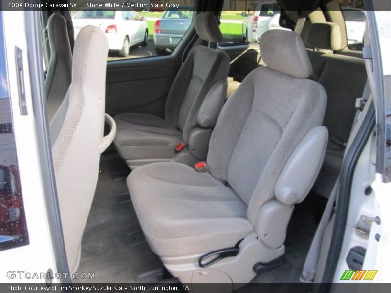 Stone White / Medium Slate Gray 2004 Dodge Caravan SXT