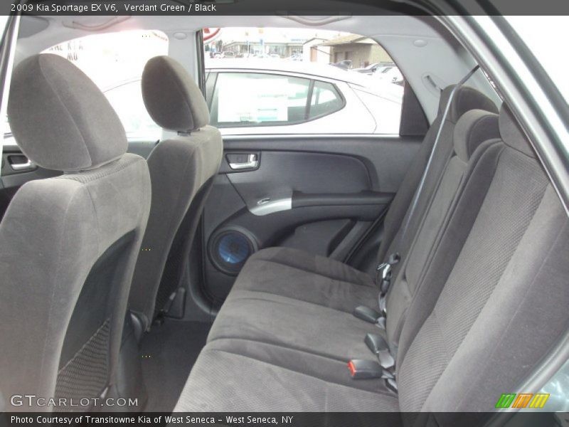Verdant Green / Black 2009 Kia Sportage EX V6