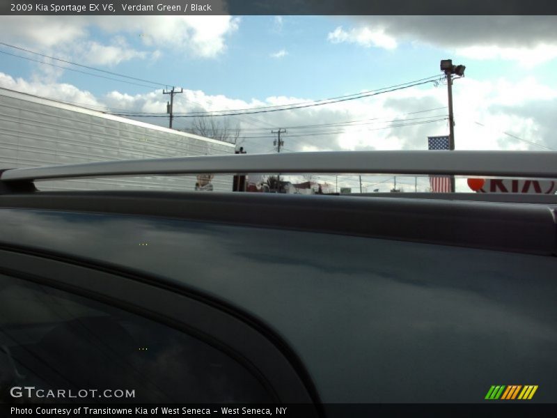 Verdant Green / Black 2009 Kia Sportage EX V6