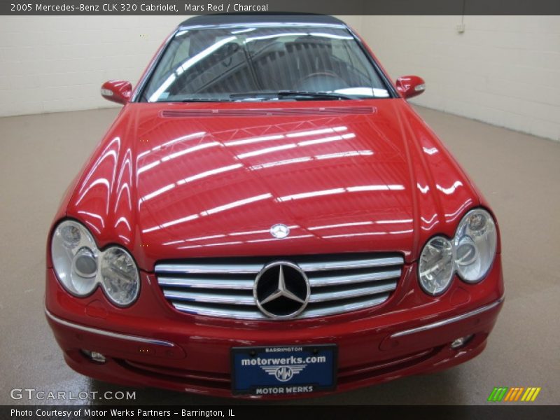 Mars Red / Charcoal 2005 Mercedes-Benz CLK 320 Cabriolet