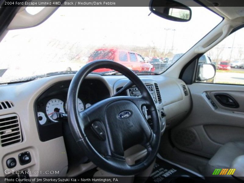 Black / Medium/Dark Pebble 2004 Ford Escape Limited 4WD