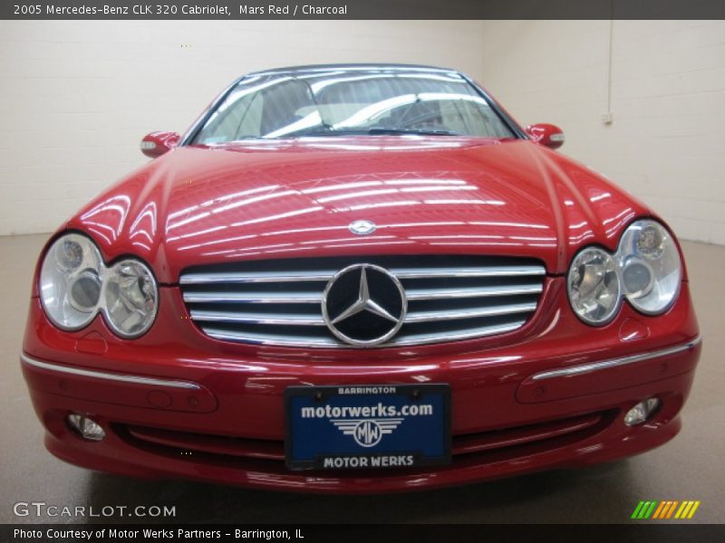 Mars Red / Charcoal 2005 Mercedes-Benz CLK 320 Cabriolet