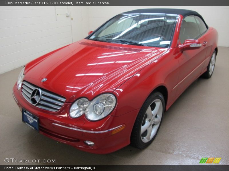 Mars Red / Charcoal 2005 Mercedes-Benz CLK 320 Cabriolet