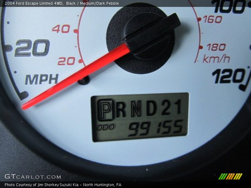 Black / Medium/Dark Pebble 2004 Ford Escape Limited 4WD