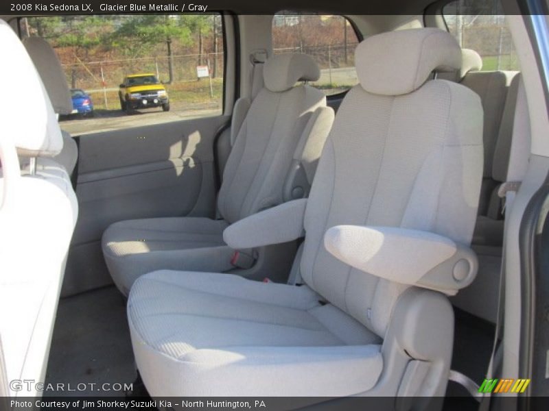 Glacier Blue Metallic / Gray 2008 Kia Sedona LX