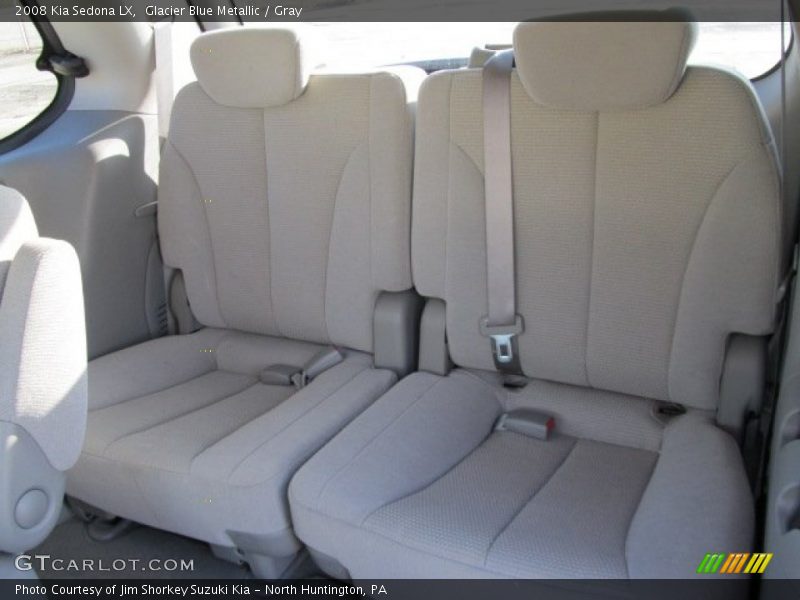 Glacier Blue Metallic / Gray 2008 Kia Sedona LX