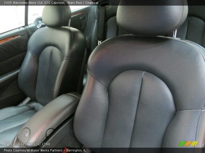 Mars Red / Charcoal 2005 Mercedes-Benz CLK 320 Cabriolet