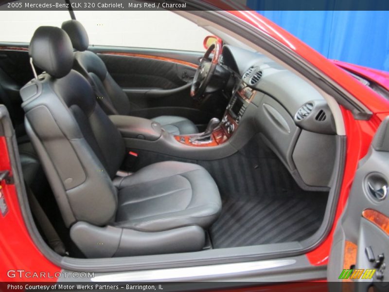  2005 CLK 320 Cabriolet Charcoal Interior