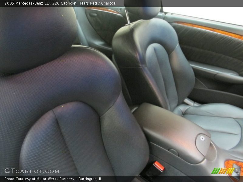 Mars Red / Charcoal 2005 Mercedes-Benz CLK 320 Cabriolet