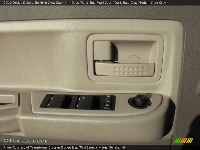 Deep Water Blue Pearl Coat / Dark Slate Gray/Medium Slate Gray 2010 Dodge Dakota Big Horn Crew Cab 4x4