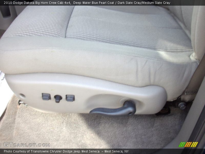 Deep Water Blue Pearl Coat / Dark Slate Gray/Medium Slate Gray 2010 Dodge Dakota Big Horn Crew Cab 4x4