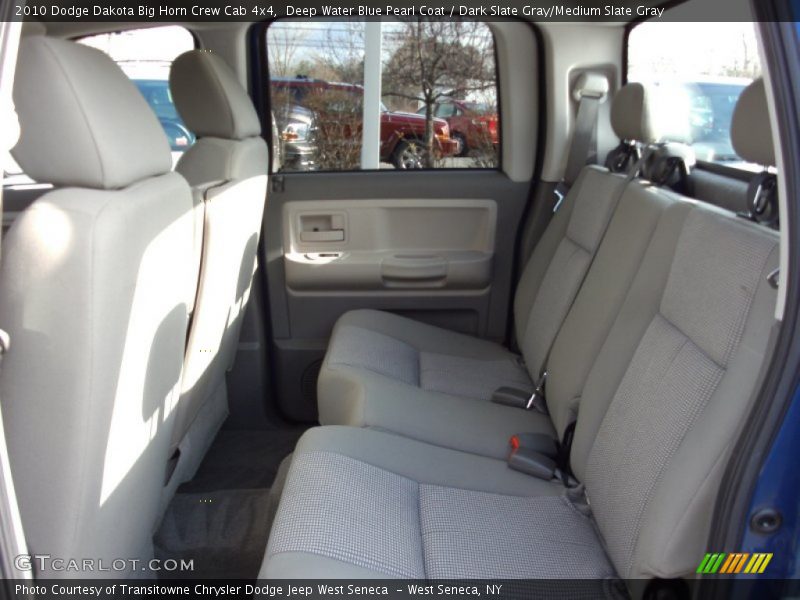Deep Water Blue Pearl Coat / Dark Slate Gray/Medium Slate Gray 2010 Dodge Dakota Big Horn Crew Cab 4x4