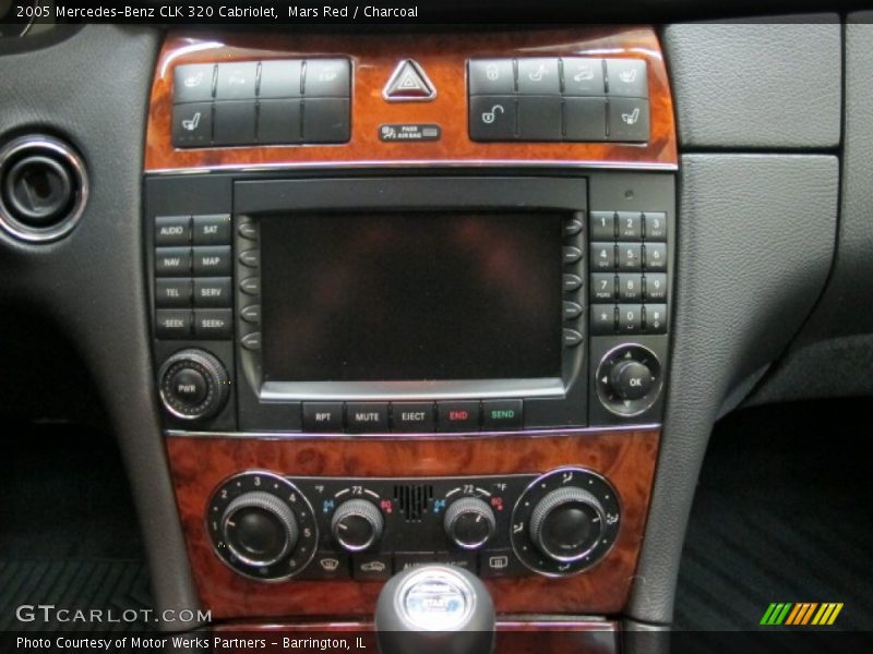 Mars Red / Charcoal 2005 Mercedes-Benz CLK 320 Cabriolet