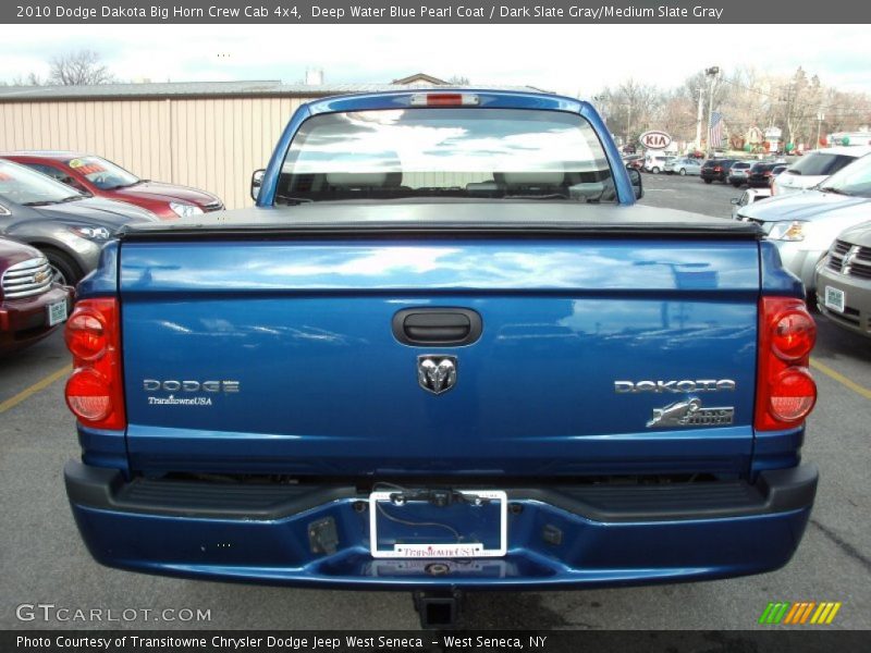 Deep Water Blue Pearl Coat / Dark Slate Gray/Medium Slate Gray 2010 Dodge Dakota Big Horn Crew Cab 4x4