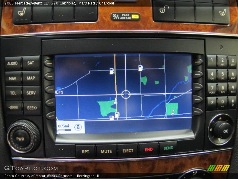 Navigation of 2005 CLK 320 Cabriolet
