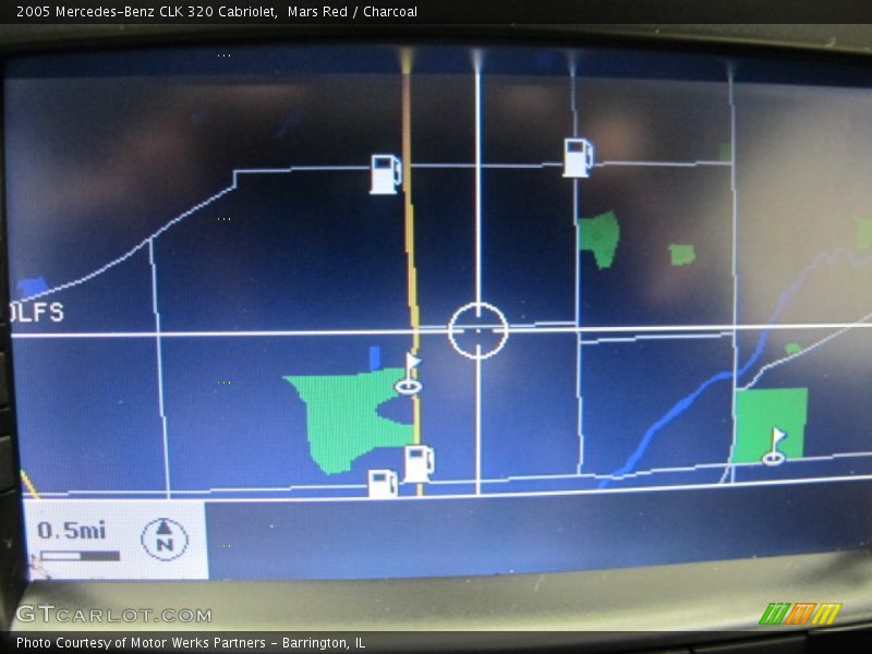 Mars Red / Charcoal 2005 Mercedes-Benz CLK 320 Cabriolet