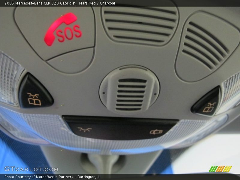Mars Red / Charcoal 2005 Mercedes-Benz CLK 320 Cabriolet