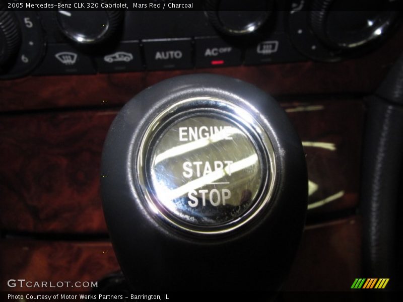 Mars Red / Charcoal 2005 Mercedes-Benz CLK 320 Cabriolet