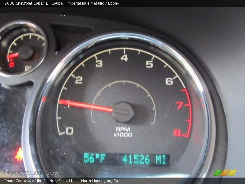 Imperial Blue Metallic / Ebony 2008 Chevrolet Cobalt LT Coupe
