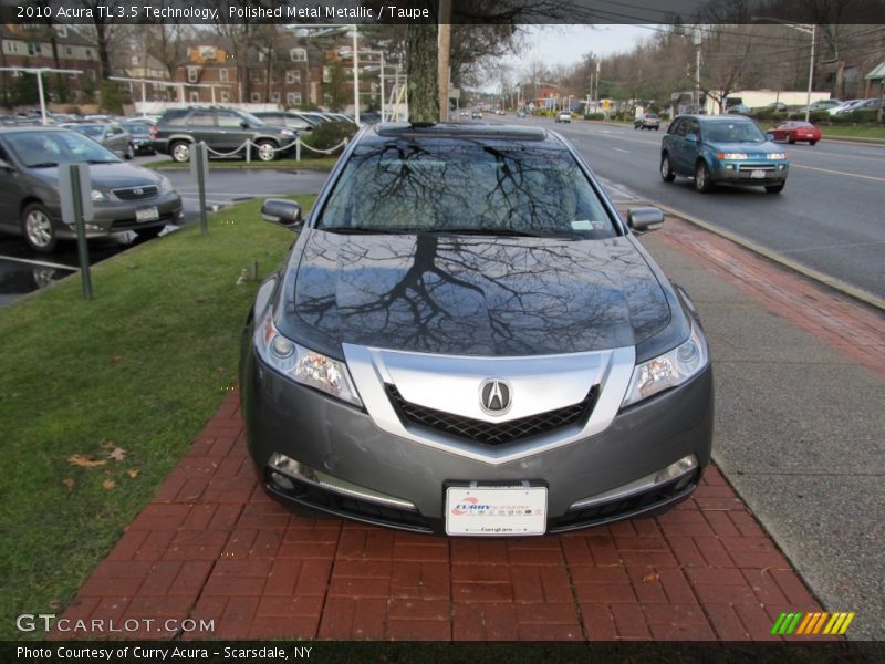 Polished Metal Metallic / Taupe 2010 Acura TL 3.5 Technology