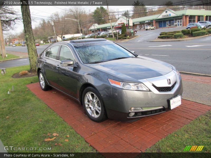 Polished Metal Metallic / Taupe 2010 Acura TL 3.5 Technology