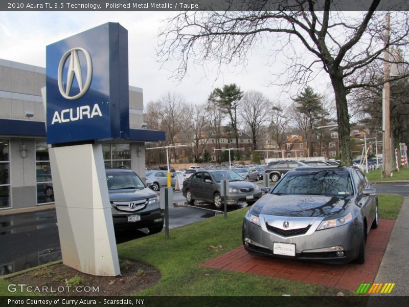 Polished Metal Metallic / Taupe 2010 Acura TL 3.5 Technology