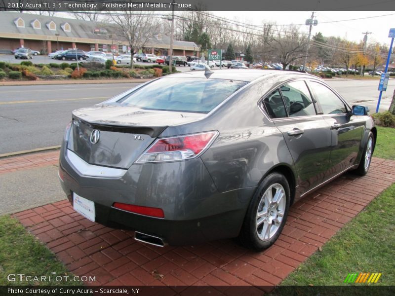Polished Metal Metallic / Taupe 2010 Acura TL 3.5 Technology