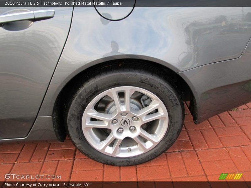 Polished Metal Metallic / Taupe 2010 Acura TL 3.5 Technology