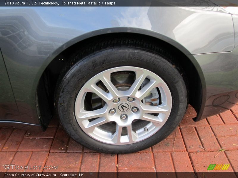 Polished Metal Metallic / Taupe 2010 Acura TL 3.5 Technology