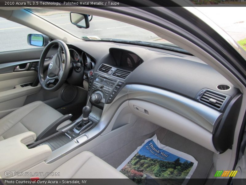 Polished Metal Metallic / Taupe 2010 Acura TL 3.5 Technology