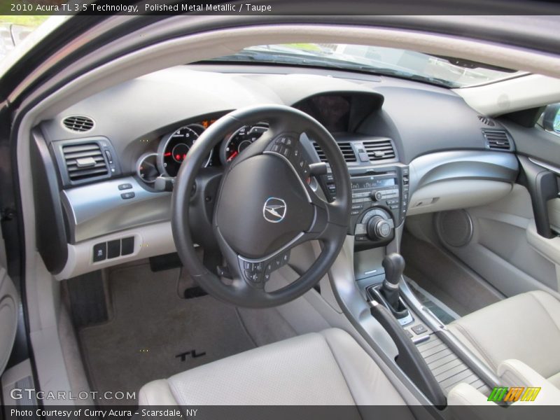 Polished Metal Metallic / Taupe 2010 Acura TL 3.5 Technology