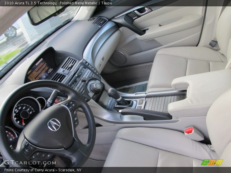 Polished Metal Metallic / Taupe 2010 Acura TL 3.5 Technology